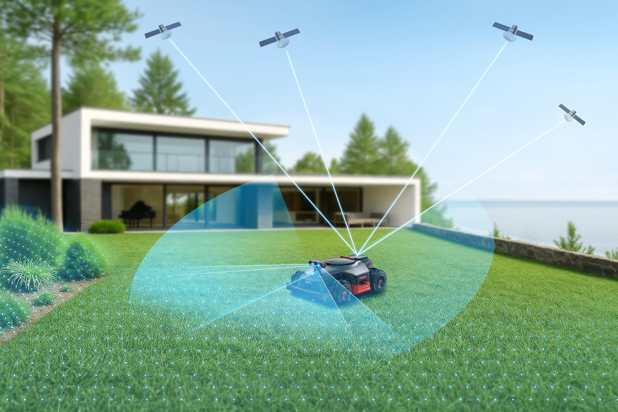 NexLawn NAVIA AWD Series Robotic Lawn Mower---5500 AWD