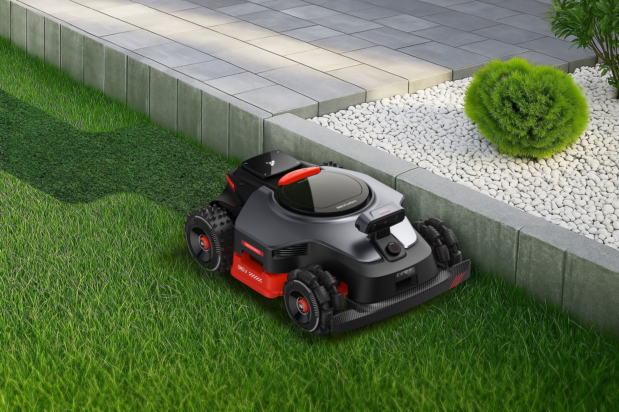 NexLawn NAVIA AWD Series Robotic Lawn Mower---5500 AWD