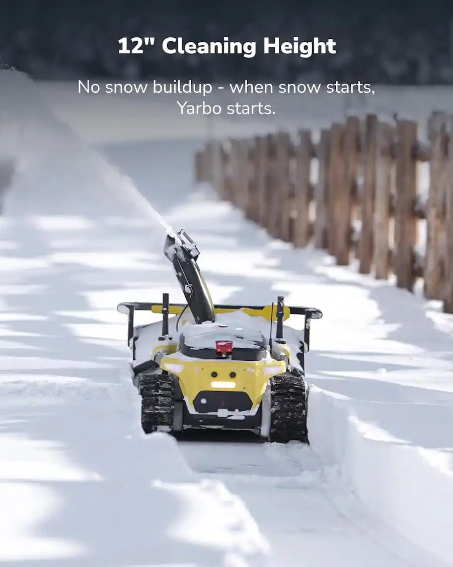 Robots As A Service YARBO - Snow Blower Robot