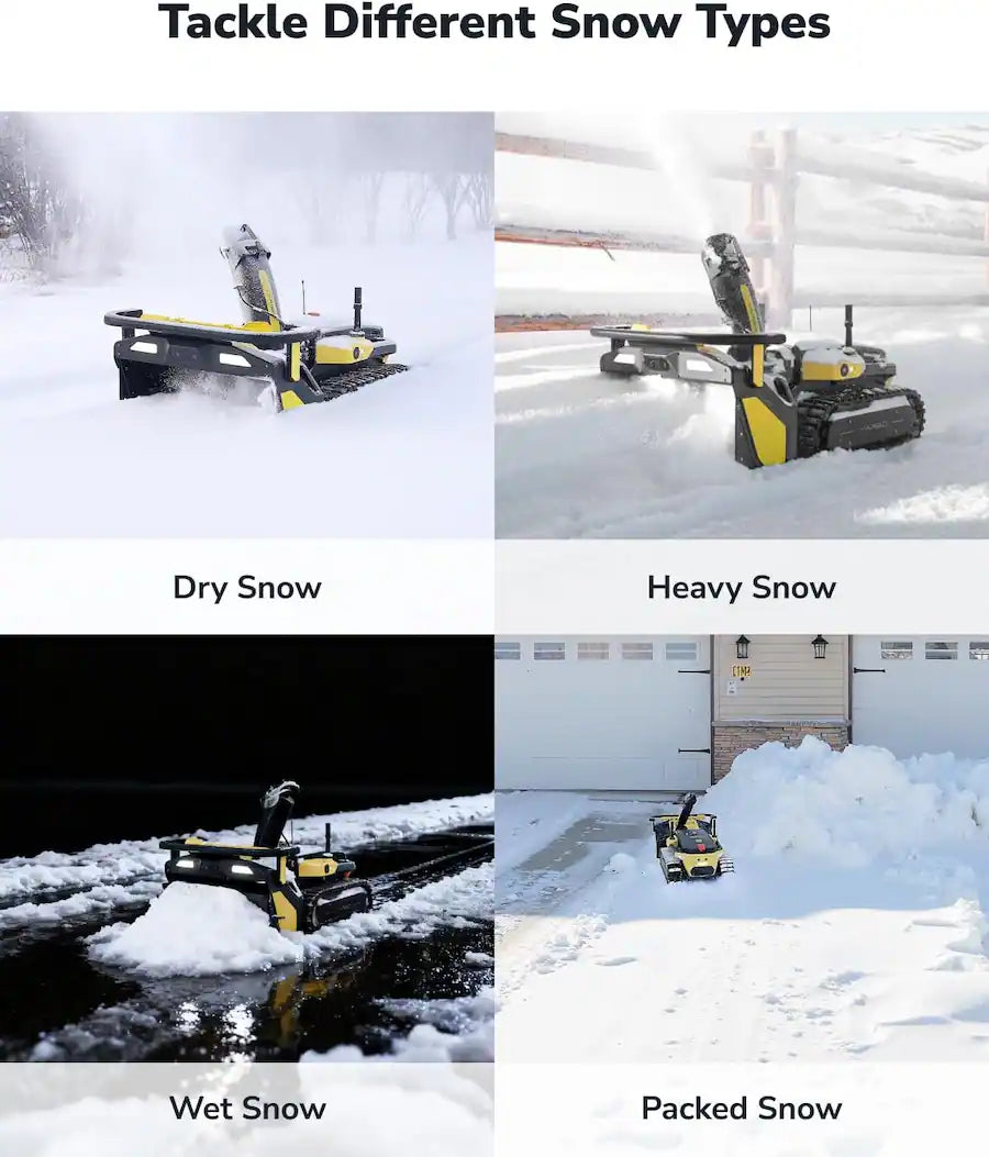 Robots As A Service YARBO - Snow Blower Robot