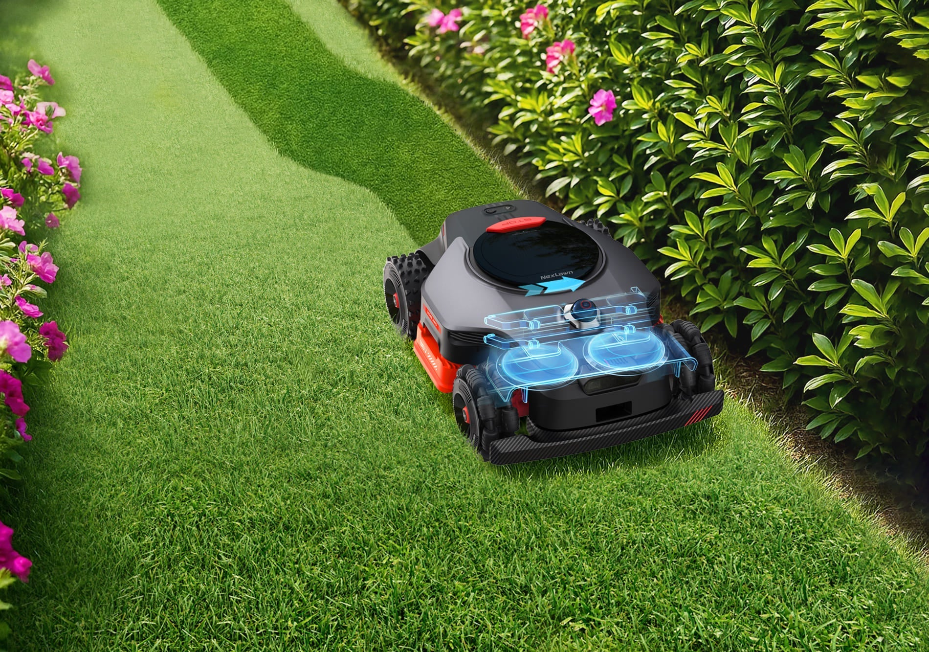 NexLawn VIDAR AWD Series Robotic Lawn Mower---3000 AWD